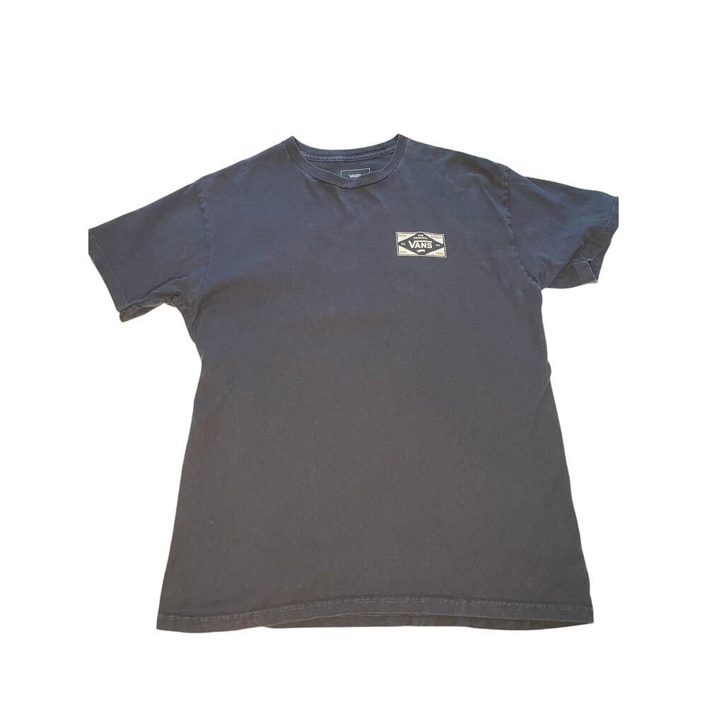 Vans T-Shirt Men’s Medium Blue Classic Fit Off the Wall Skater